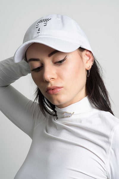 Chill Out Embroidered * White Baseball Hat