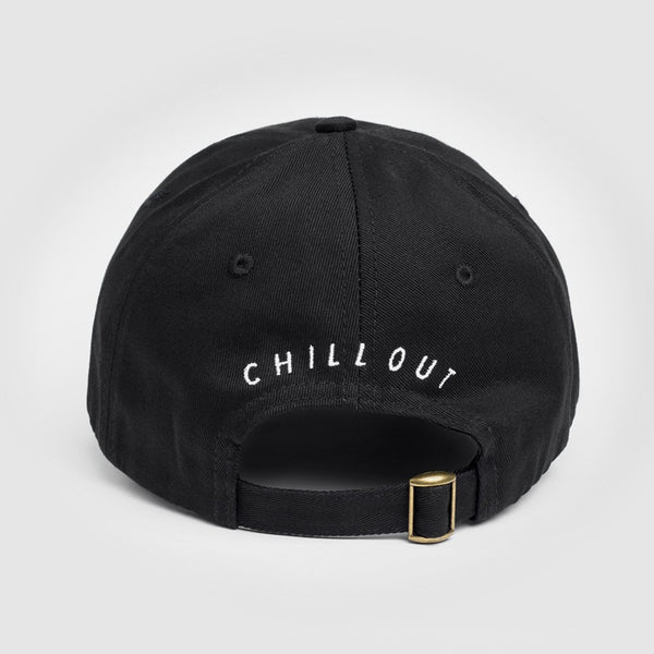 Chill Out Embroidered * Black Baseball Hat